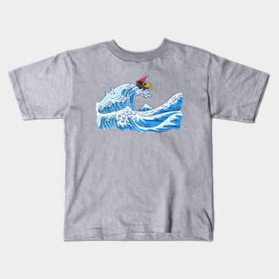 Hokusai Great Cat Wave Kids T-Shirt